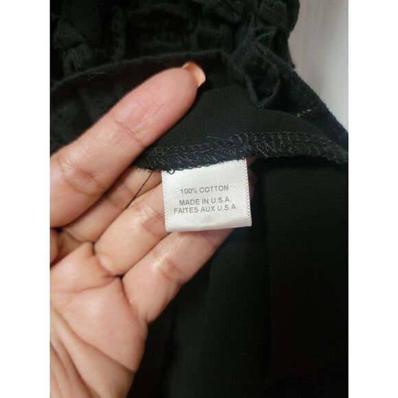 Misa Lilian Black Mini Ruffles Dress XS - Picture 9 of 12